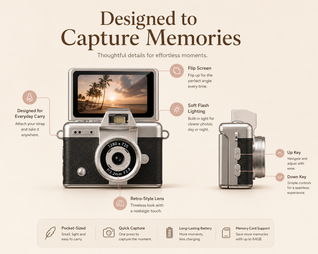 Nayo22™ Pocket Memory Camera